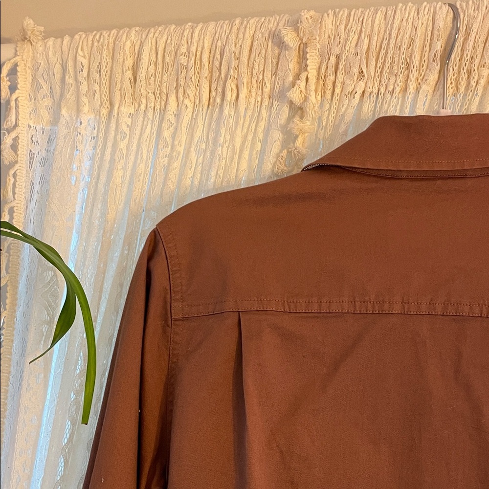 Wildfang Utility Cotton Button-Up Shirt Jacket - Picture 7 of 7